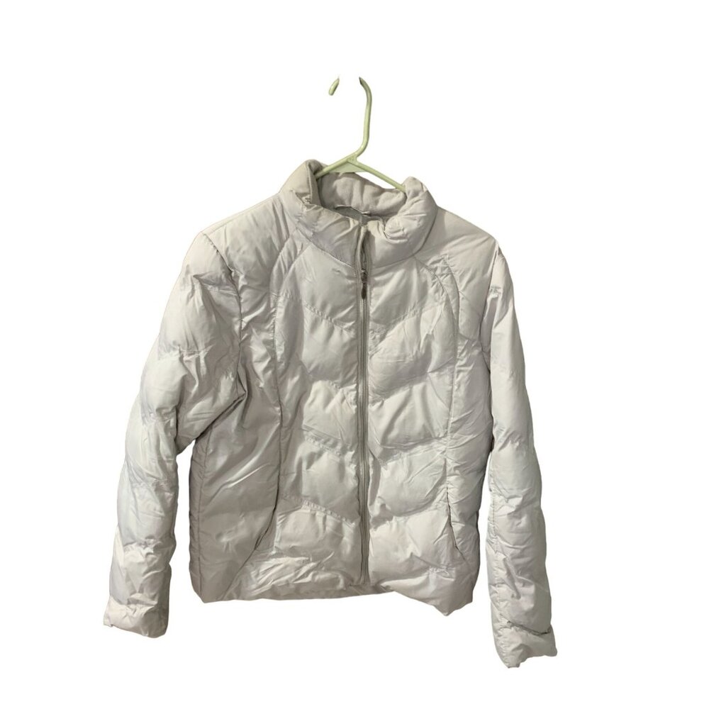 Athletic Works Womens Size Small Puffer Puffy Quilted Winter Coat Jacket Gray